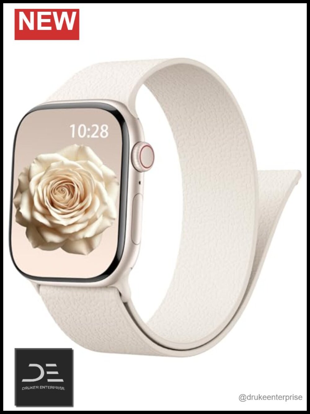 Magnetic Silicone Band for Apple Watch 44-49mm Sport Solo Loop
